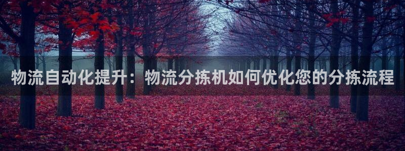 28圈南宫娱乐官网：物流自动化提升：